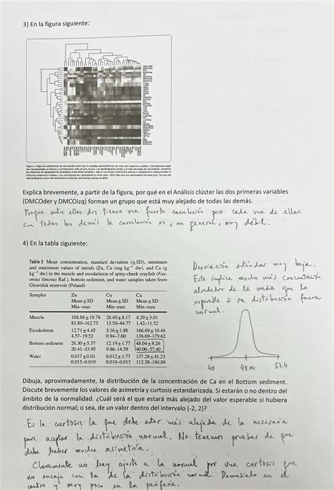 Soluciones Examen de Estadística en Ciencias del Mar 3 LA MATEMÁTICA