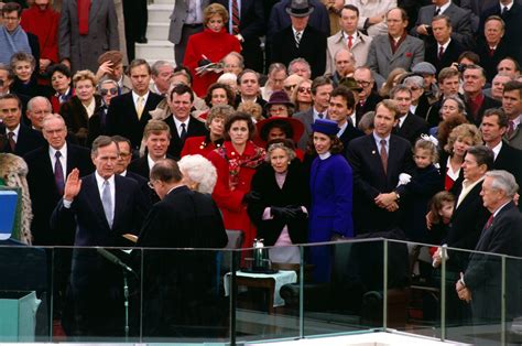 Photos - United States President George H.W. Bush takes the oath of ...