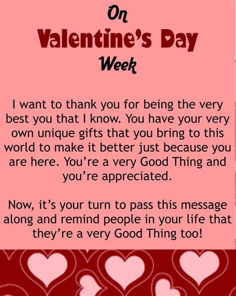 My Valentine’s Day Message For You | Good Things Going Around