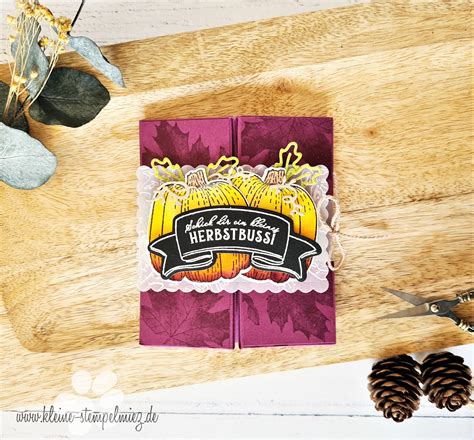 Insta Hop Vom Team Stempeldochmal Fun Fold Card Herbst Halloween