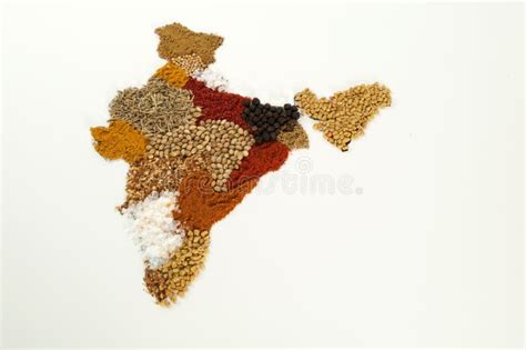 India spice map stock image. Image of cook, education - 15132787