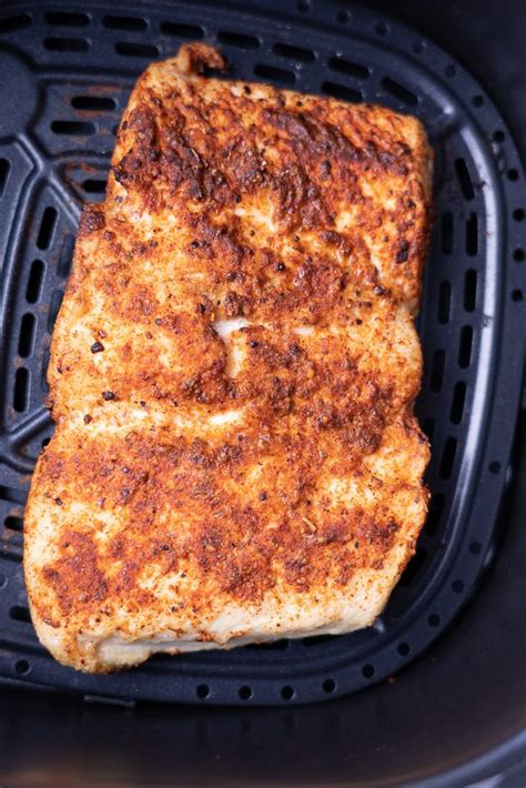 Dry Rub Air Fryer Halibut Recipe Air Fryer Recipes Easy Air Fryer