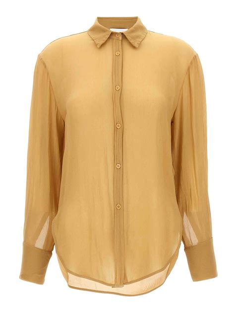 Nude Georgette Shirt Beige Women 1103045531 Thebs