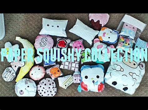 PAPER SQUISHY COLLECTION!!! - YouTube