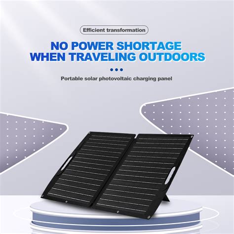 Dfd 80W Flexible Foldable Solar Panel Portable Panel Power Solar