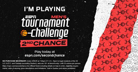 Espn Men S Tournament Challenge Second Chance Brackets