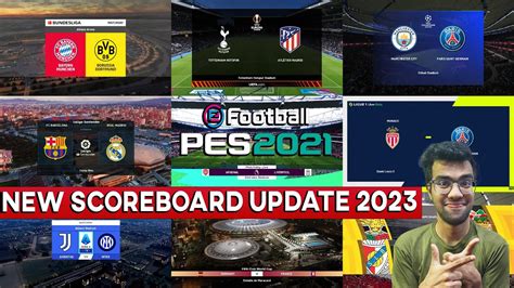 Pes New Scoreboard Update Youtube