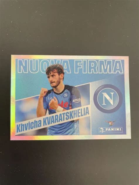 CALCIATORI PANINI 2022 2023 Figurina N 355 Kvaratskhelia Nuova Firma