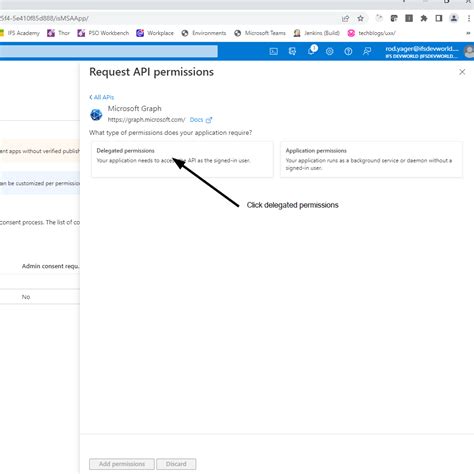 Add Azure App Registration Technical Documentation For IFS Cloud