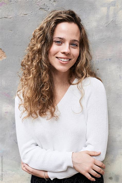 Shy Blonde Girl Portrait By Stocksy Contributor Ivan Gener Stocksy