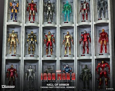 Hot Toys Iron Man House Party Protocol Hall Of Armor Revealed Marvel Toy News