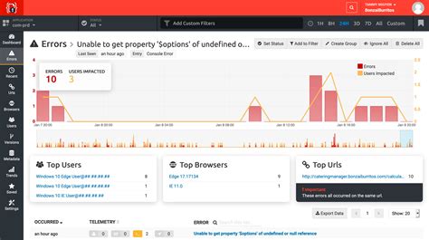 JavaScript Error Monitoring TrackJS