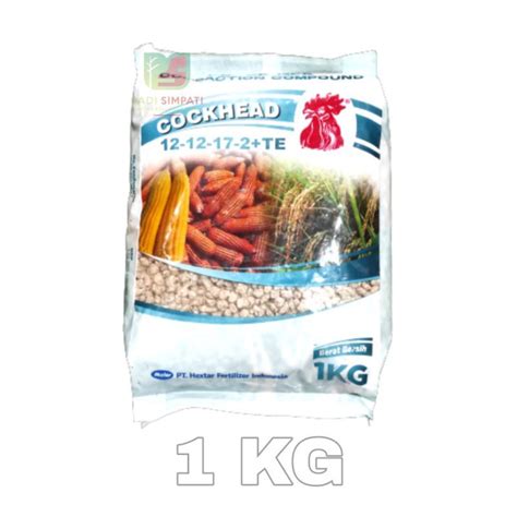 Jual Pupuk Buah Npk Cockhead 12 12 17 2 Te Kemasan 1 Kg Shopee Indonesia