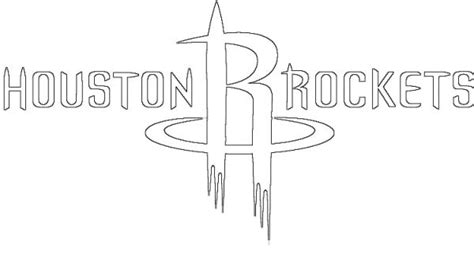 Houston Rockets logo coloring page - Free coloring pages