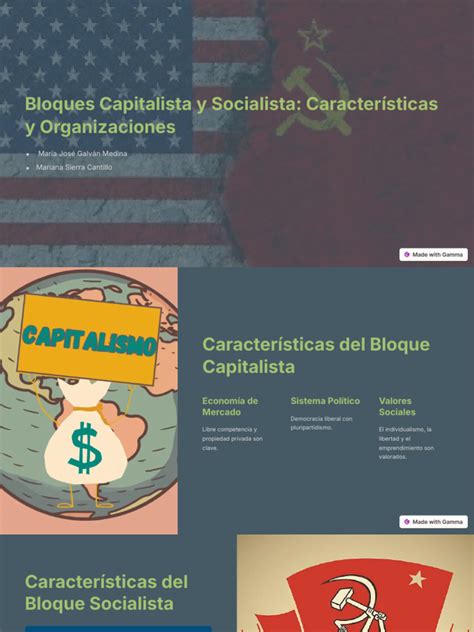 Como O Bloco Capitalista É Representado - Bloques Capitalista y Socialista Caracteristicas y Organizaciones | PDF
