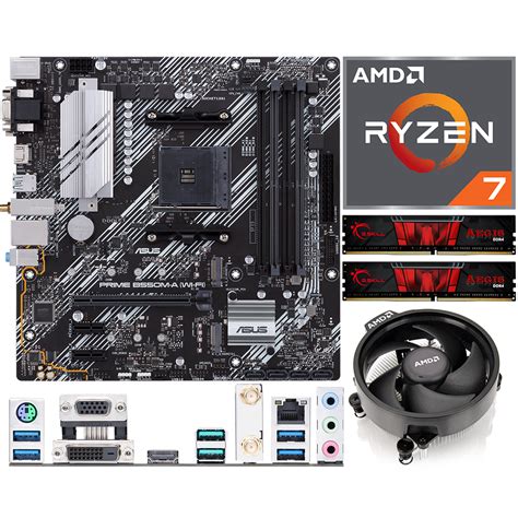 Aufrüstkit Amd Ryzen 7 5700g 8x 38ghz 16gb Ram Asus B550m A Wifi Mainboard Arlt Computer