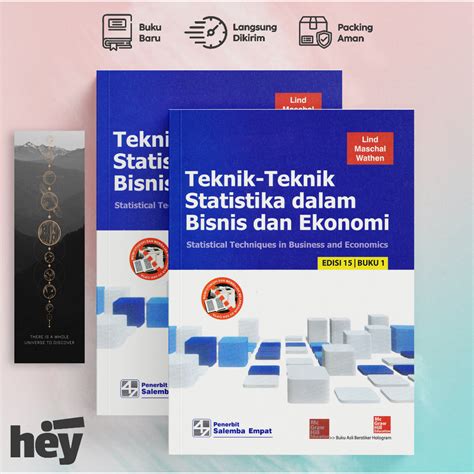 Jual Teknik Teknik Statistika Dalam Bisnis Dan Ekonomi Edisi Buku