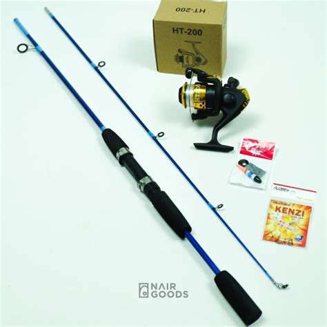 Jual Pancing Set Joran Casting Japan Style Fiber Solid 12 Lbs Reel 5bb