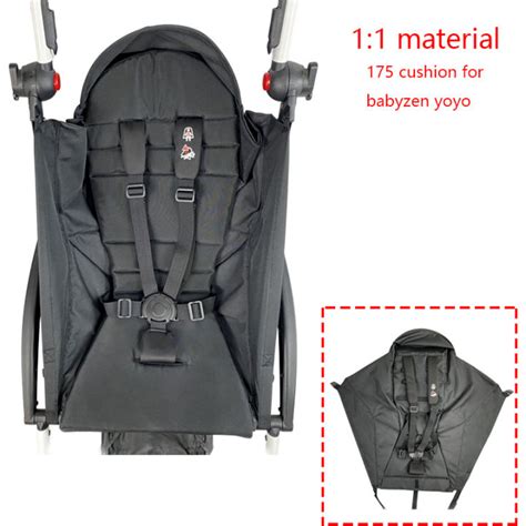 เบาะรองนั่งรถเข็นเด็กทารกสำหรับ Babyzen Yoyo รถเข็นเด็ก Yoyo2 175องศา ...