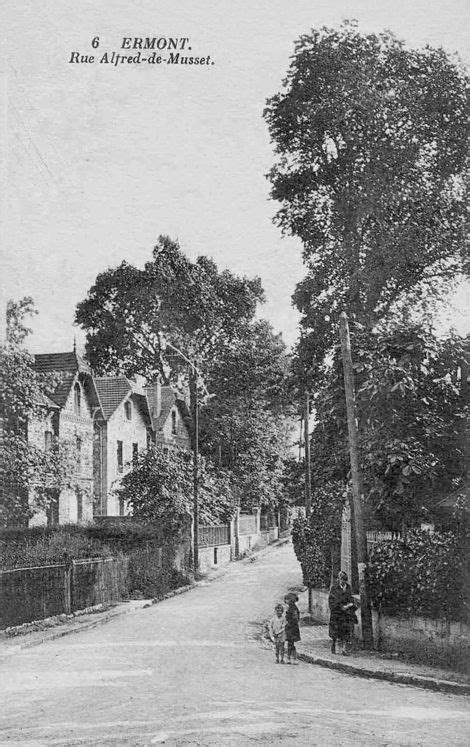 La Rue Alfred De Musset Ermont Hier Et Aujourd Hui Photimages D