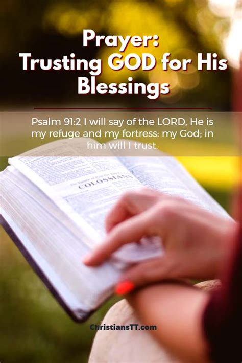 Prayer For Trusting God How To Pray A Prayer For Trust In God