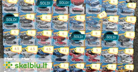 Hot Wheels Modeliukai 3 Skelbiu Lt
