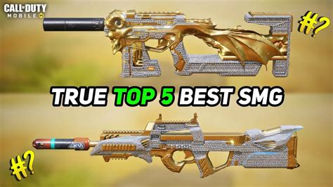 Top Best Smg In Cod Mobile Season Codm Youtube