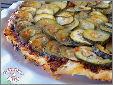 Tarte Fine Aux Courgettes Et Sauce Bolognaise Grignot Nat