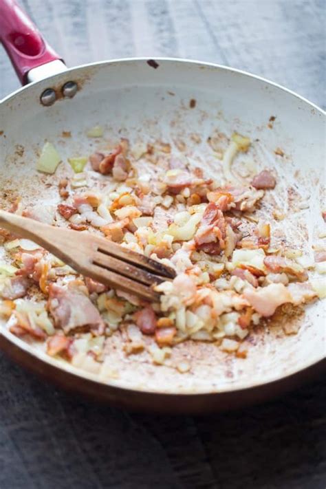 Orzo Frittata with Spinach, Bacon & Feta | Easy Work Lunch Recipe