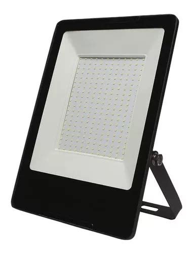 Reflector Led Pro Tipo Foco W Negro K Luz Autom Tica