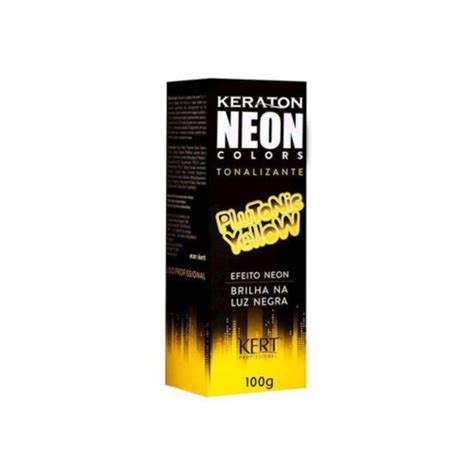 Keraton Neon Colors Plutonic Yellow Tonalizante 100g No Shoptime