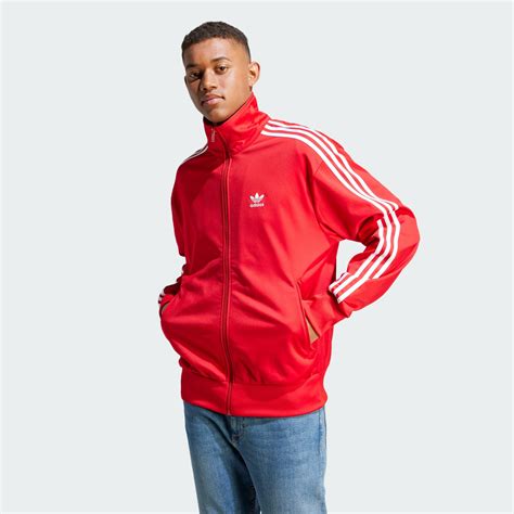 Adidas Adicolor Classics Firebird Track Top Red Adidas Tz