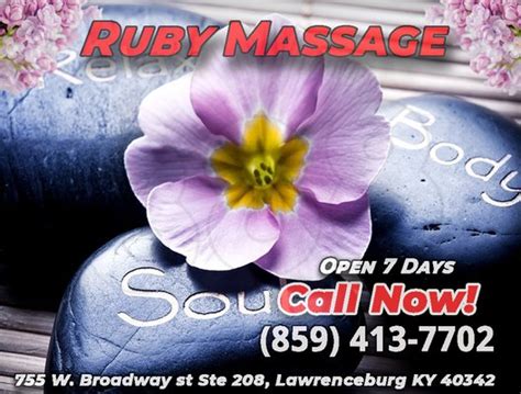 Ruby Massage Updated January 2025 16 Photos 755 W Broadway St Lawrenceburg Kentucky