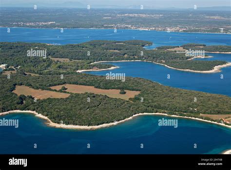 Aerial View Of Brijuni National Park Croatia Stock Photo Alamy