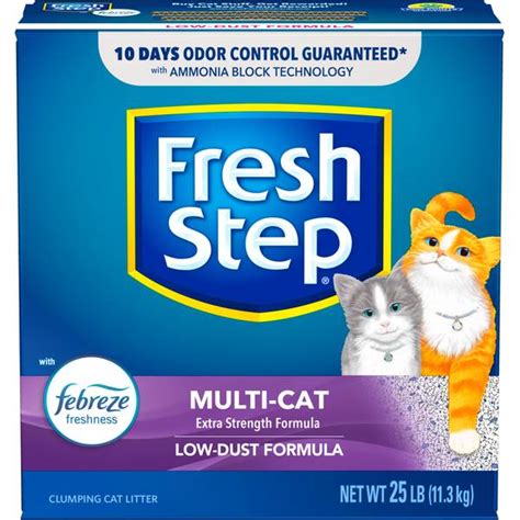 Fresh Step Lb Multi Cat Extra Strength Scented Cat Litter