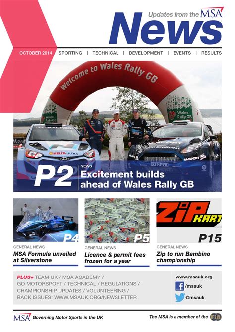 Msa News October 2014 By Motorsport Uk Issuu