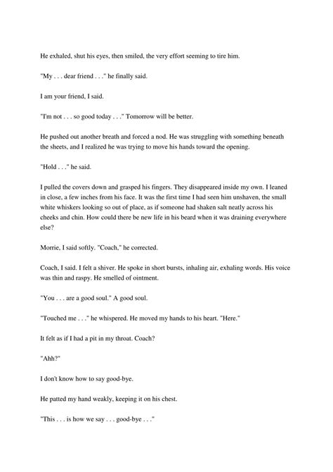 Tuesdays With Morrie Quotes With Page Numbers 2