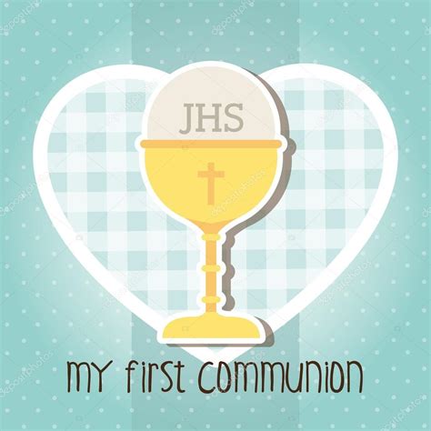 My First Communion Stock Vector Image By Yupiramos 64332869