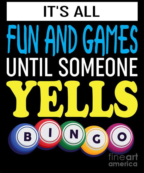 Funny Bingo Lover Digital Art By RaphaelArtDesign Fine Art America