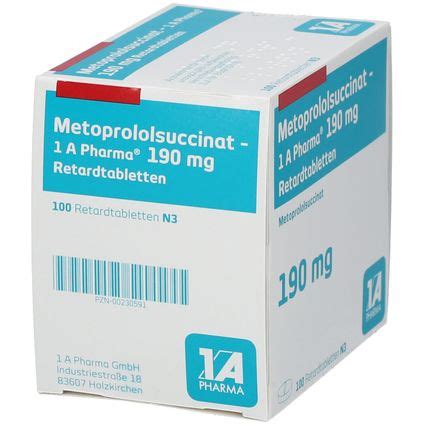 Metoprololsuccinat A Mg St Mit Dem E Rezept Kaufen Shop Apotheke