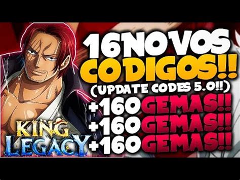 LANÇOU 16 NOVOS EXCLUSIVOS CODES SECRETOS no KING LEGACY CODIGOS