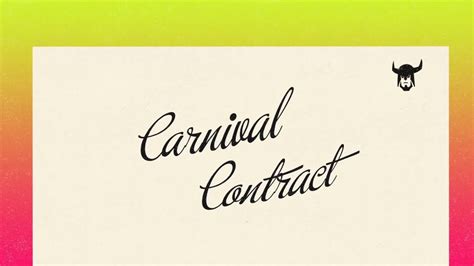 Bunji Garlin Carnival Contract Official Lyric Video Soca