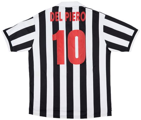 1998 99 Juventus Home Shirt Del Piero 10 5 10 XL