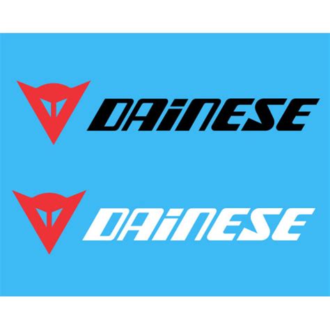 Dainese logo stickers in custom colors and sizes