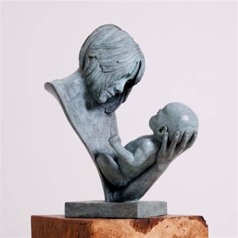 Mother And Child Parent And Infant Baby Indoor Statues Or Statuettes