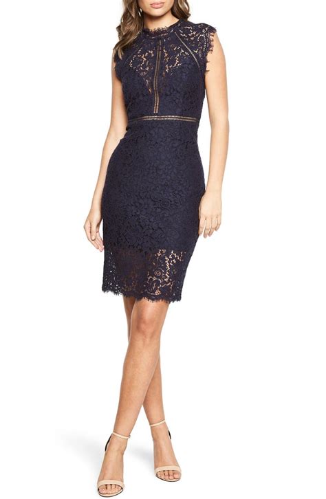 Bardot Lace Sheath Cocktail Dress Nordstrom