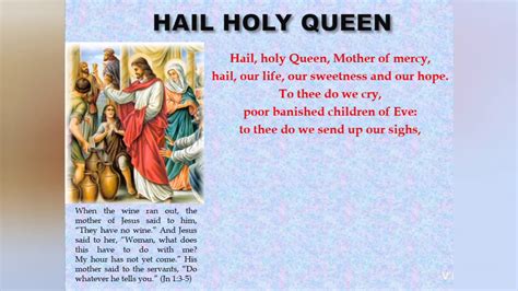 Hail Hail Holy Queen Prayer