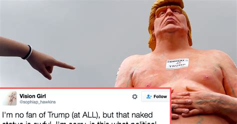 Naked Donald Trump Statues Erected Across United States ATTN