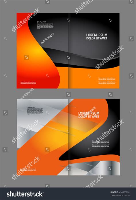 Leaflet Template Design Stock Vector (Royalty Free) 450506998 ...