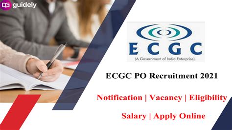 Ecgc Po Recruitment 2021 Notification Vacancy Salary